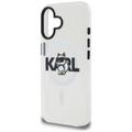 Karl Lagerfeld suojakuori iPhone 17 6,1" IML Choupette Sketch Logo MagSafe läpinäkyvä