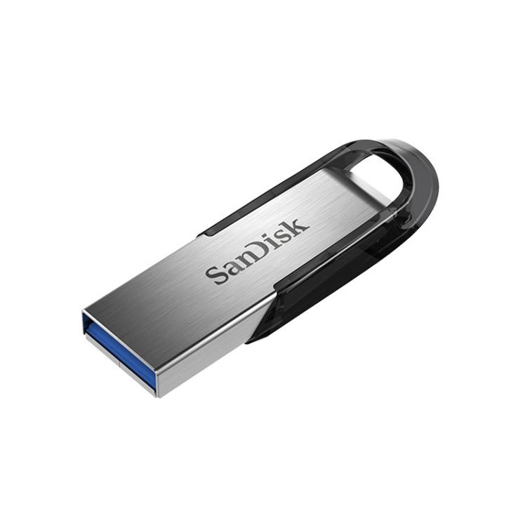 SanDisk 64GB USB 3.0 Ultra Flair -muistitikku, hopea