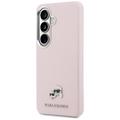 Karl Lagerfeld case Saffiano KC Metal Logo MagSafe for Samsung Galaxy S26 Plus pink