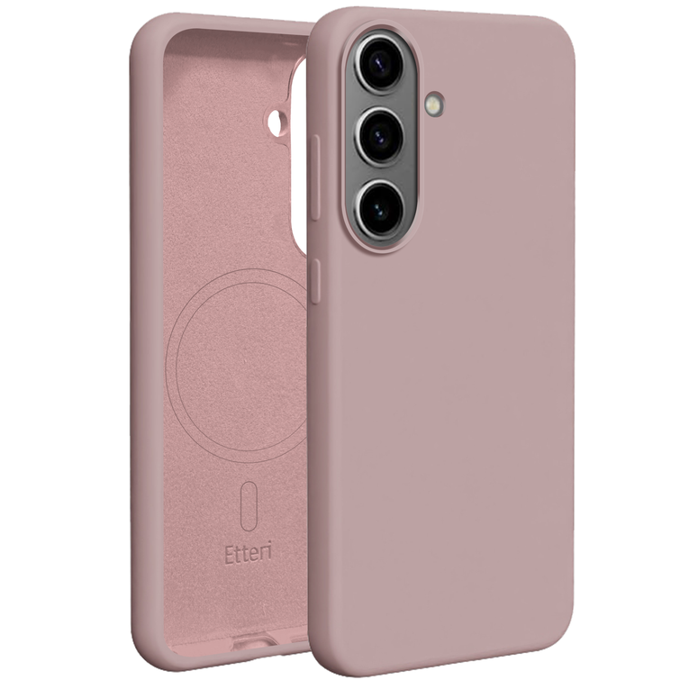 Etteri Silicone Mag case for Samsung Galaxy S26 light pink