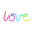 Neon LED RGB LOVE FLRN01 + RC Forever Light