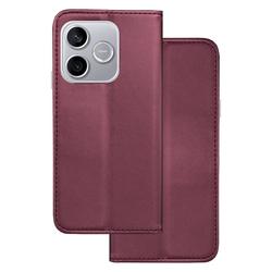 Smart Magnetic case for Honor 600 Lite burgundy