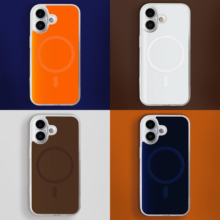 Lowkey Mag iPhone 16 6,1" tummansininen