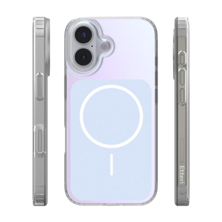 Etteri Hidden Pearl case for iPhone 17 6,3" light blue