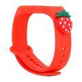 KIDS BAND SMART BAND M5/M6/M7 RED STRAWBERRY