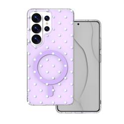 Bubble Dots Mag kuori Samsung S26 Ultra violetti