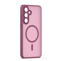 Mag Matt case for Samsung Galaxy S26 Plus maroon camera protection
