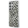 Guess case IML Leopard Print Triangle MagSafe for Samsung Galaxy S26 Ultra black