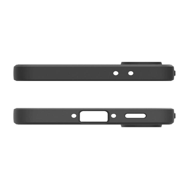 Spigen Liquid Air -suojakuori Samsung Galaxy A56 5G:lle mattamusta