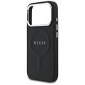 Guess Classic Logo MagSafe -kotelo iPhone 17 Prolle, musta