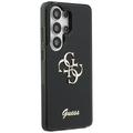 Guess case IML Big Metal 4G Script for Samsung Galaxy S26 Ultra black