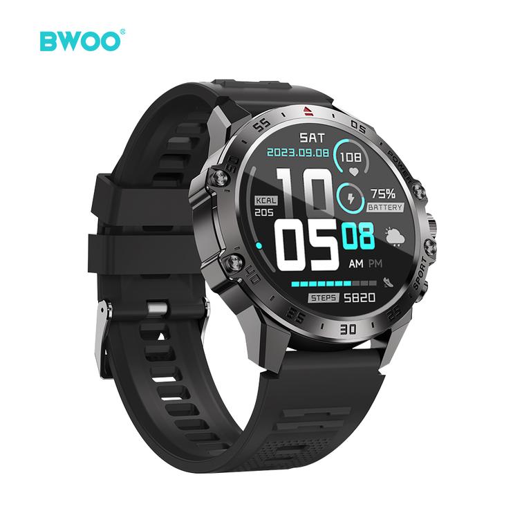 BWOO-&auml;lykello WA-08 1,43&rdquo; AMOLED musta