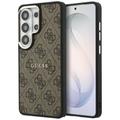Guess case 4G Embossed Ring MagSafe for Samsung Galaxy S26 Ultra brown