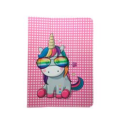 Yleismallinen Rainbow Unicorn -suojakuori tabletille 9-11 tuumaa (P 27 x L 20 cm)