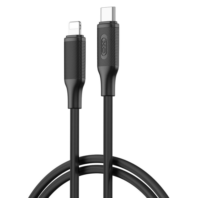 XO-kaapeli NB-Q265A PD USB-C - Lightning 1,0m 27W musta