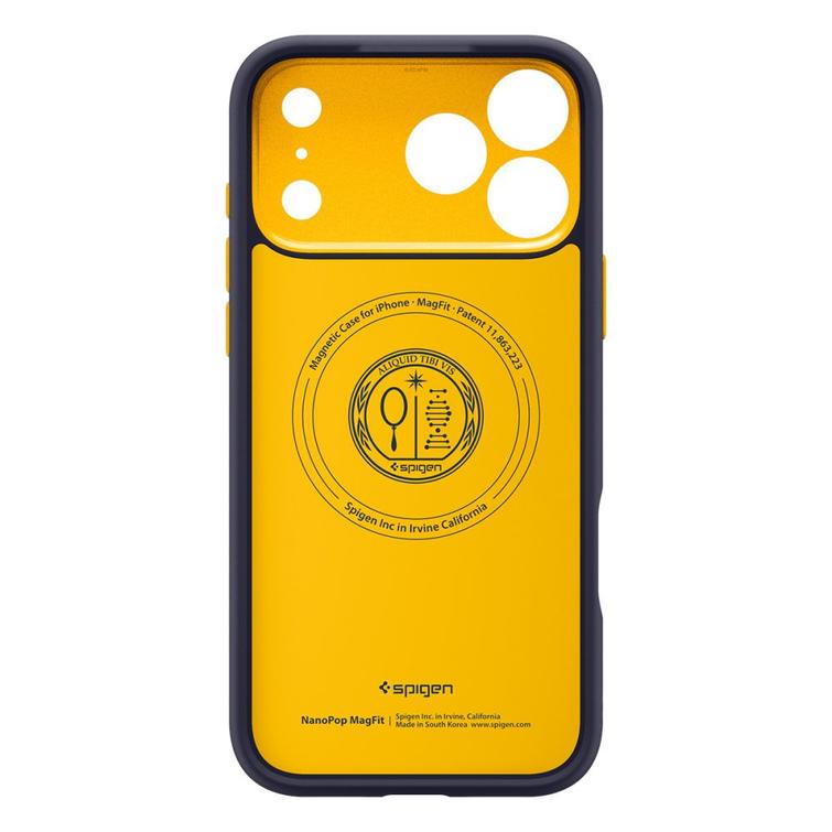Spigen Nano Pop Mag Magsafe suojakuori iPhone 17 Pro Max Blueberry Navylle