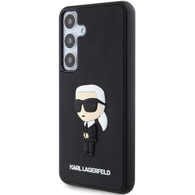 Karl Lagerfeld case for Samsung Galaxy S24 KLHCS24S3DRKINK black HC 3D RUBBER IKONIK NFT
