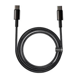 Baseus-kaapeli Tungsten PD USB-C - USB-C 2,0 m musta 100W
