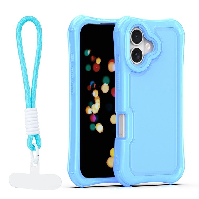 Safepop case with strap for iPhone 17 6,3" blue
