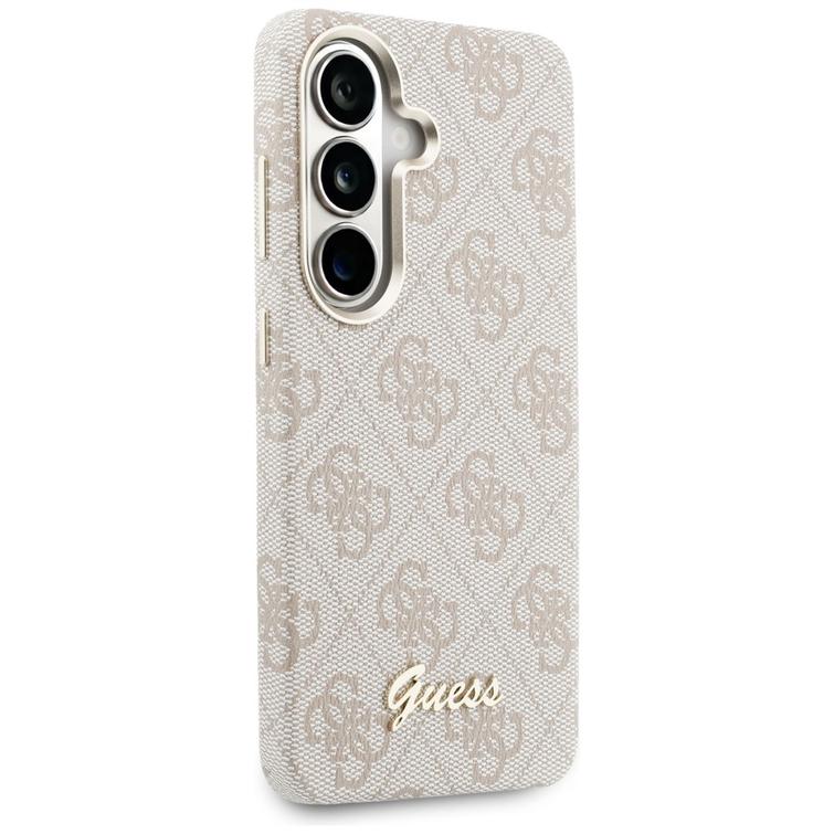Guess case 4G Script MagSafe for Samsung Galaxy S26 pink