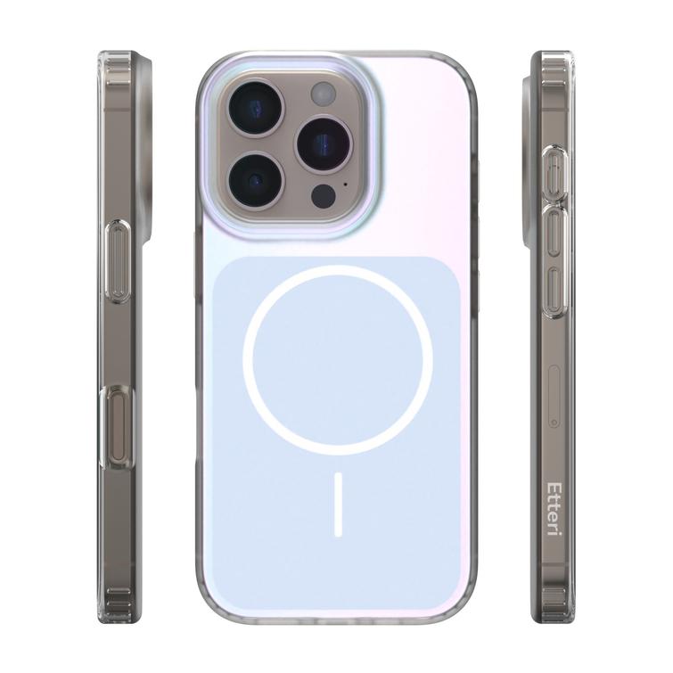 Etteri Hidden Pearl case for iPhone 16 Pro 6,3" light blue