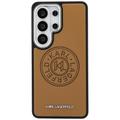 Karl Lagerfeld case Perforated KL MagSafe for Samsung Galaxy S26 Ultra brown