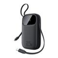 Baseus Qpow3 Digitaalinen Näytöllinen Pikalataus Varavirtalähde 22.5W 20000mAh Kosminen Musta