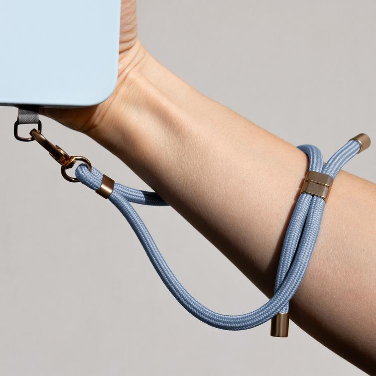 Yleismallinen puhelinranneke Elegant vaaleansininen