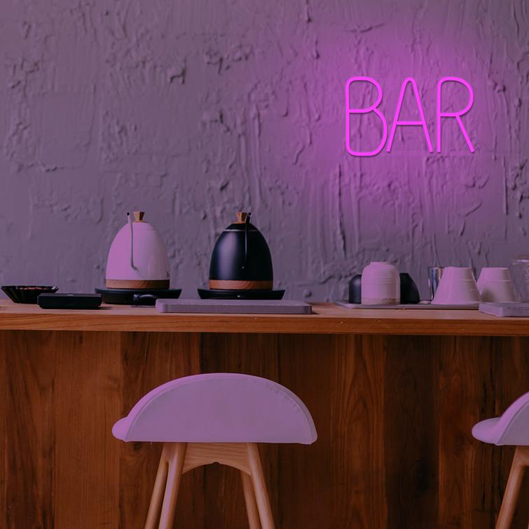 NEON LED BAR pinkki Lepakko + USB FLNE24 Forever Light