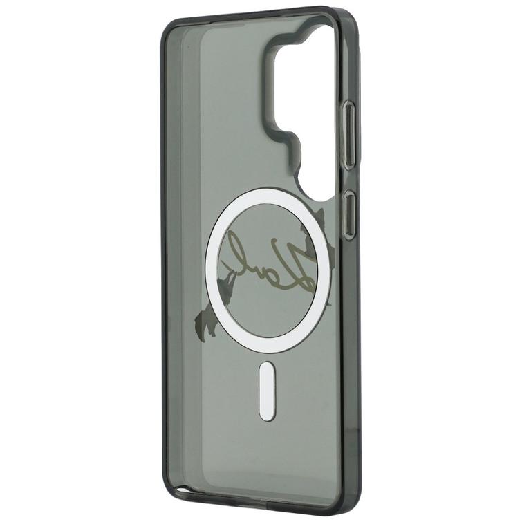 Karl Lagerfeld case IML KC Script MagSafe for Samsung Galaxy S26 Ultra black