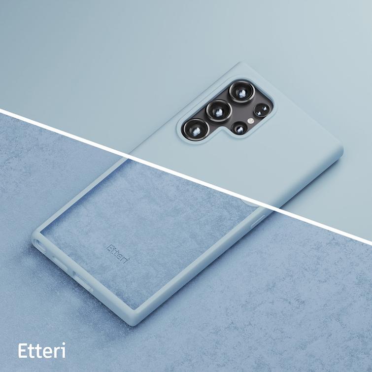 Etteri-silikonikuori Samsung Galaxy S24 FE:lle vaaleansininen