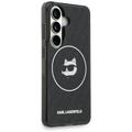 Karl Lagerfeld case IML Repeated Choupette MagSafe for Samsung Galaxy S26 black