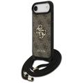 Guess 4G Big Logo Cord Stap -olkalaukku iPhone Airille, ruskea