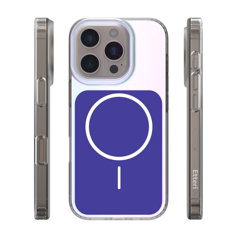 Etteri Hidden Pearl case for iPhone 16 Pro 6,3" dark blue