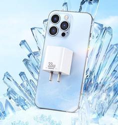 REMAX WALL CHARGER BATT SERIES PD QC 33W RP-U26 1xUSB + 1xUSB-C WHITE