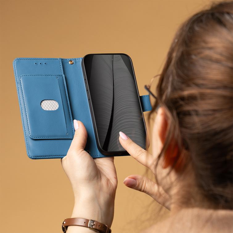 Smart Triangle -suojakuori Samsung Galaxy S25 FE:lle, sininen