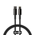 Baseus-kaapeli Tungsten PD USB-C - Lightning 1,0 m musta 20W