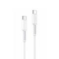 YESIDO CABLE CA154 PD 60W TYPE-C/TYPE-C 1M PVC 3A WHITE