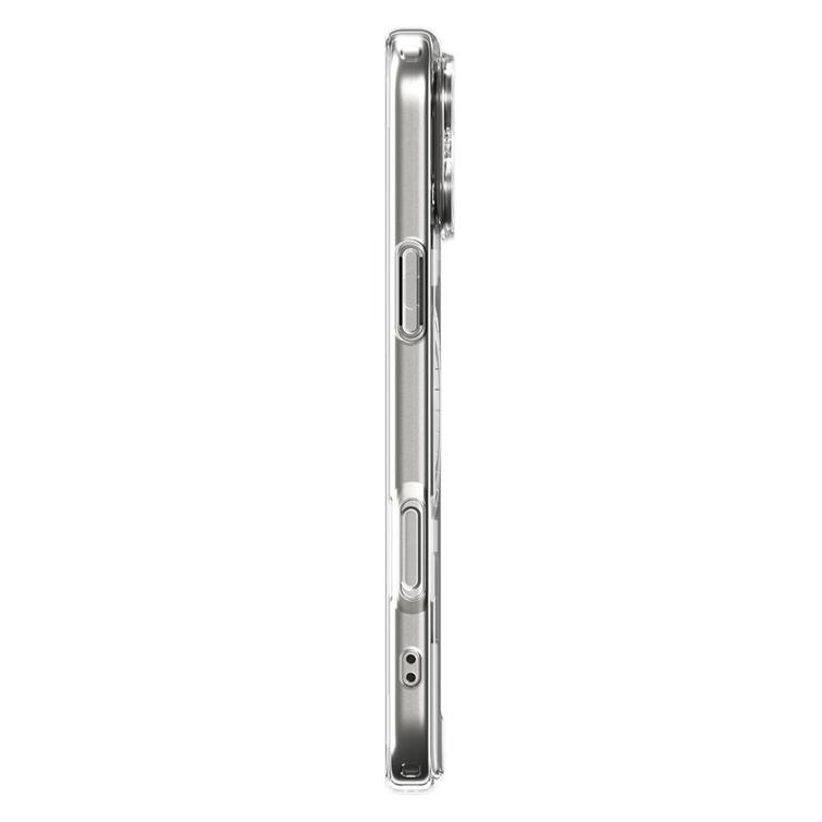 Spigen Ultra Hybrid Mag Magsafe -kotelo iPhone 17 Prolle, kirkas/valkoinen