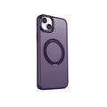 Mag Ring py&ouml;riv&auml; suojakuori iPhone 13 6,1" violetti