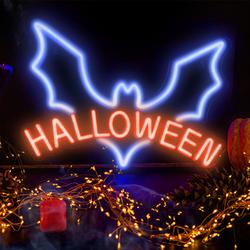 Neon PLEXI LED HALLOWEEN sinipunainen NNE17 Neolia