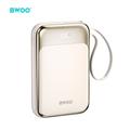 BWOO PD 20W 10000 mAh Power Bank With Usb-c Cable and Display P80 gold
