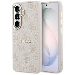 Guess case 4G Embossed Ring MagSafe for Samsung Galaxy S26 Plus pink