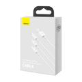 Baseus-kaapeli 3in1 Superior USB - Lightning + USB-C + microUSB 1,5 m 3,5A valkoinen