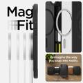 Spigen Rugged Armor Mag Magsafe -suojakuori iPhone 16 6,1":lle mattamusta