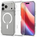 Spigen Ultra Hybrid Mag Magsafe -kotelo iPhone 17 Pro Maxille, kirkas/valkoinen