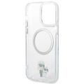 Karl Lagerfeld -suojakuori iPhone 13 Pro Max 6,7" KLHMP13XHNKCIT l&auml;pin&auml;kyv&auml; kova suojakuori Magsafe IML NFT Karl & Choupette