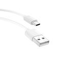 CABLE T-PHOX NETS TYPE-C WHITE 3A ; PVC ; 1,2M