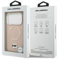 Karl Lagerfeld case for iPhone 17 Pro Max 6,9" Choupette Pin MagSafe pink