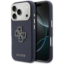 Guess HC PU FW RESIN LOGO SININEN suojakuori iPhone 17 Pro 6,3":lle